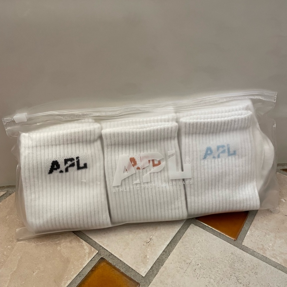 NWT APL Lux Logo Sock 3 Pack